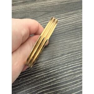 6/$25 Thick Gold Hinge Bangle